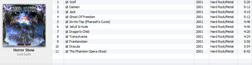 Iced Earth - Horror Show